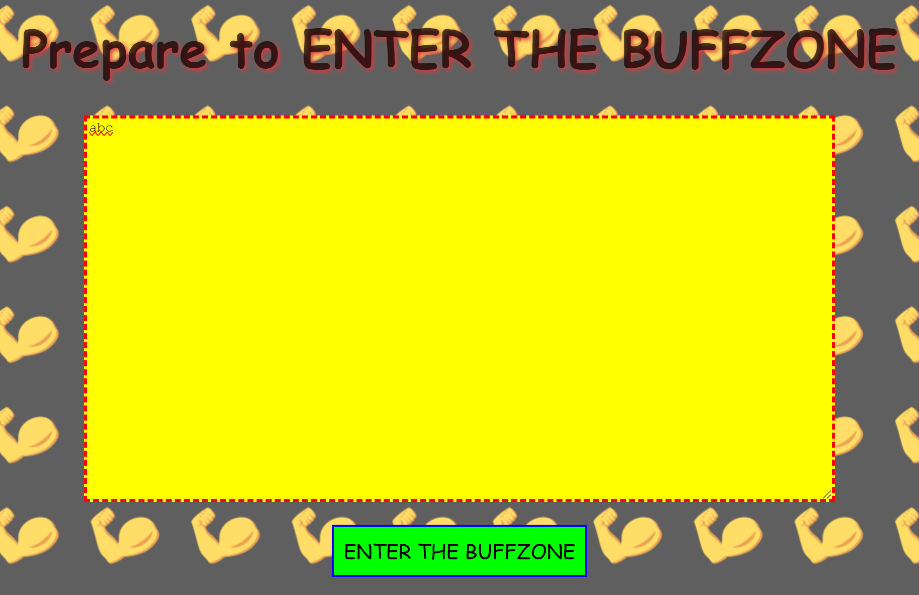starting page